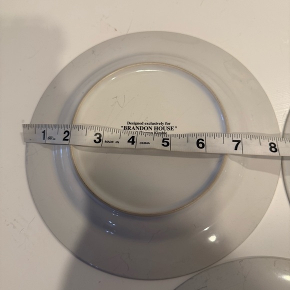 Sakura Country Life "Brandon House" salad plate SET of 3 - Picture 7 of 7